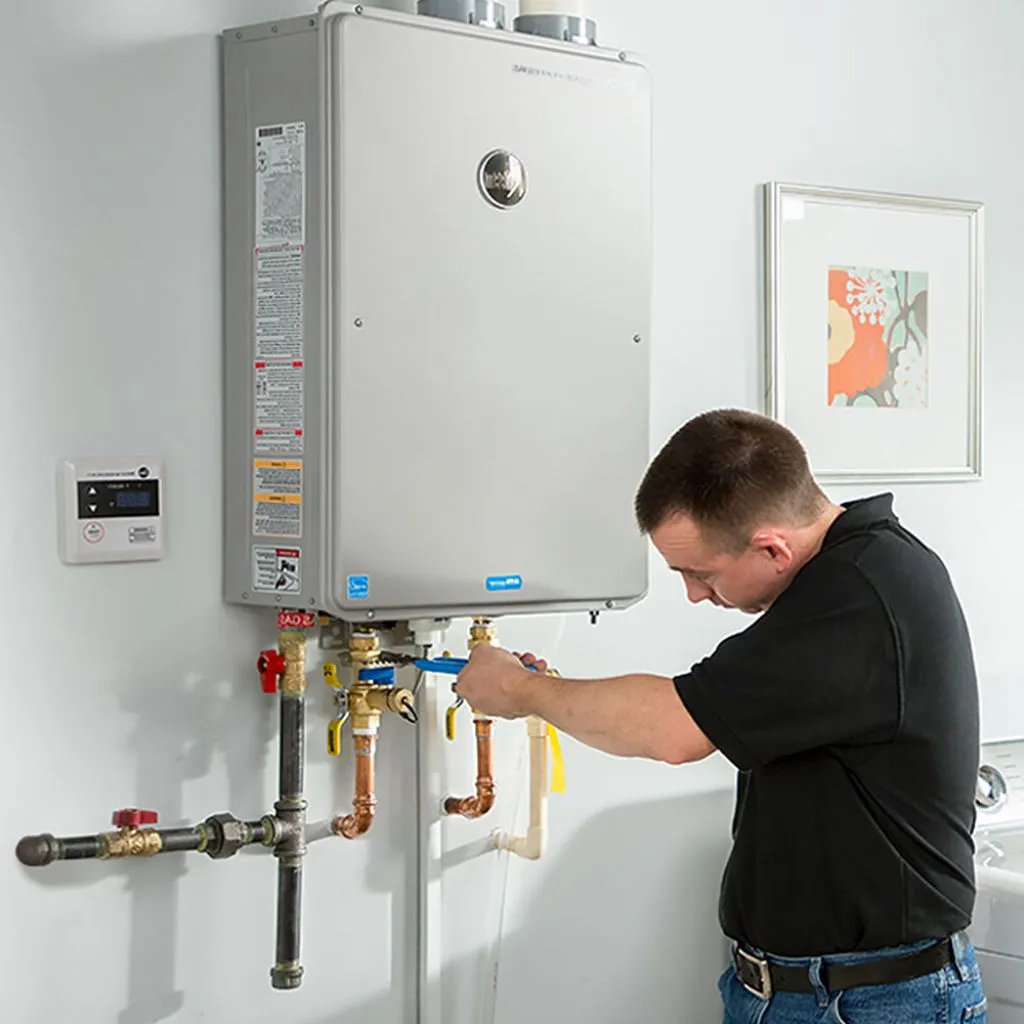 tankless water heater repair in Omega, OK